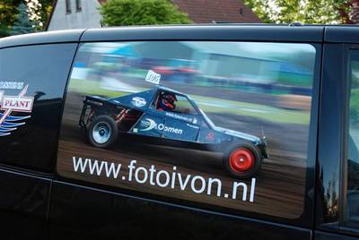 Foto op autosticker