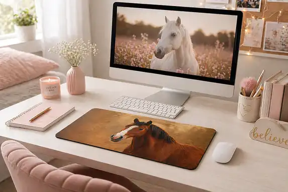 Gepersonaliseerd bedrukte muismat leuk las fotocadeau om weg te geven.