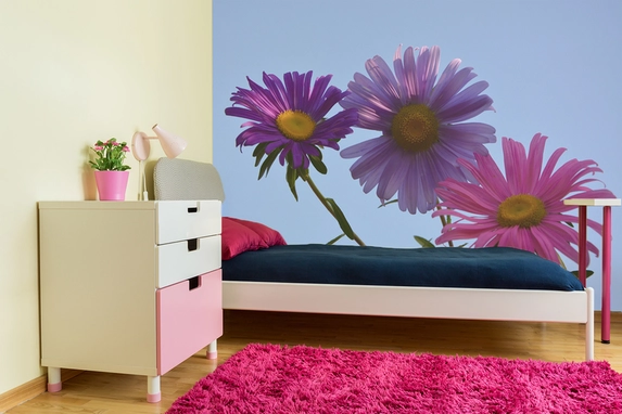Fotobehang voor de kinderslaapkamer.