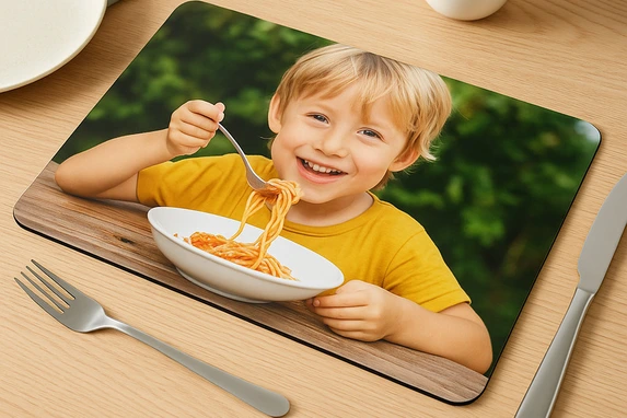 Foto placemat, leuk om te geven npg leuker om cadeau te krijgen!