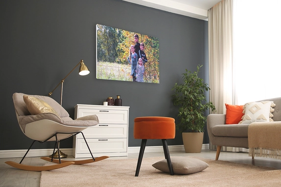 Foto op vurenhout, mooi in ieder interieur.