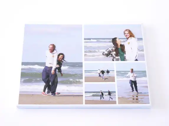 Je foto's als collage op canvas.