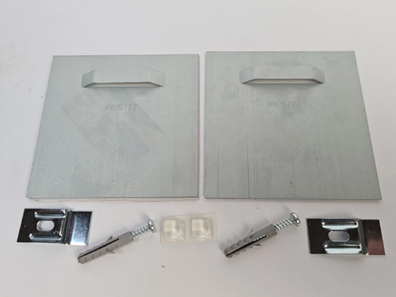 Twee kleefplaten 10x10 cm