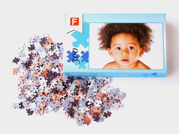 Fotopuzzel met 300 puzzelstukjes en luxe doos