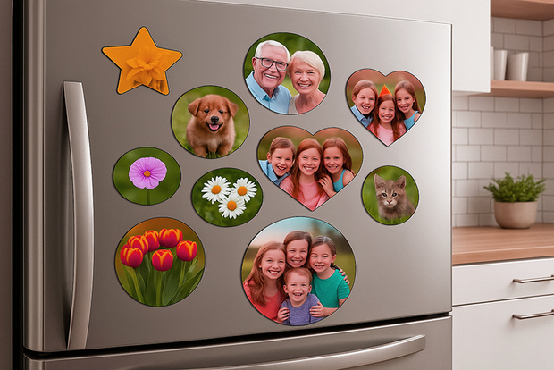 Koelkastmagneetstickers