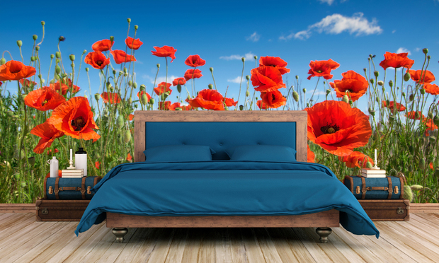 Fotobehang bloemen wanddecoratie