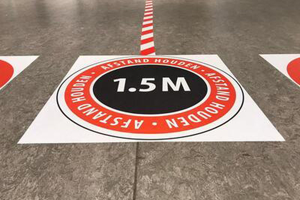 Fotogeschenk vloerstickers in alle formaten en vormen.